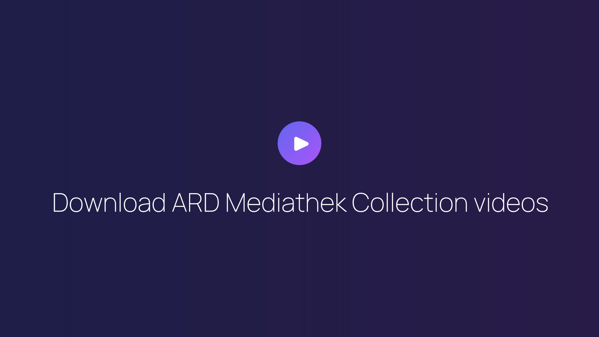 Download ARD Mediathek Collection videos featured image
