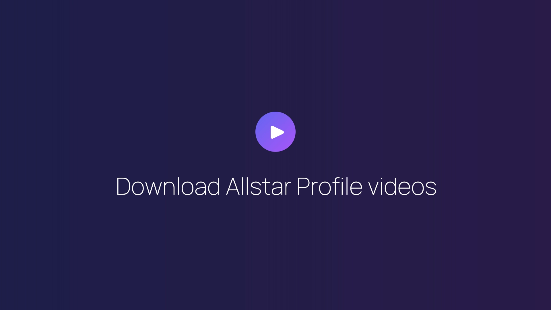 Download Allstar Profile videos featured image