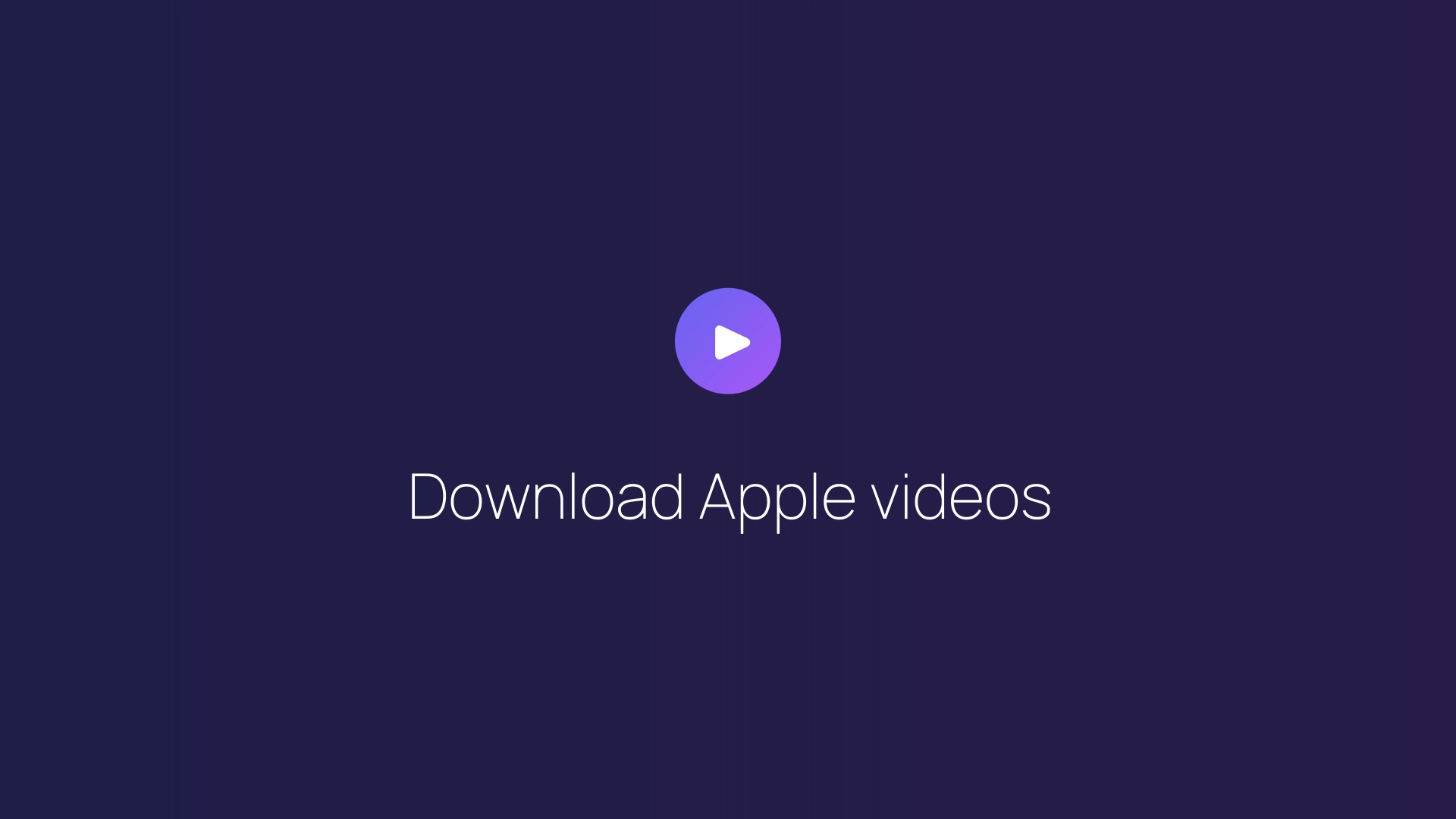 Download Apple videos guide