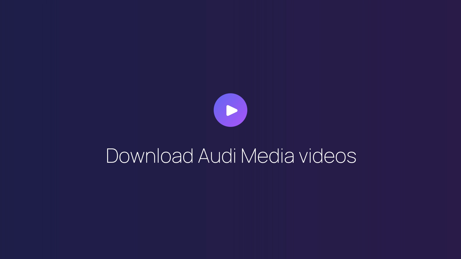 Download Audi Media videos featured image