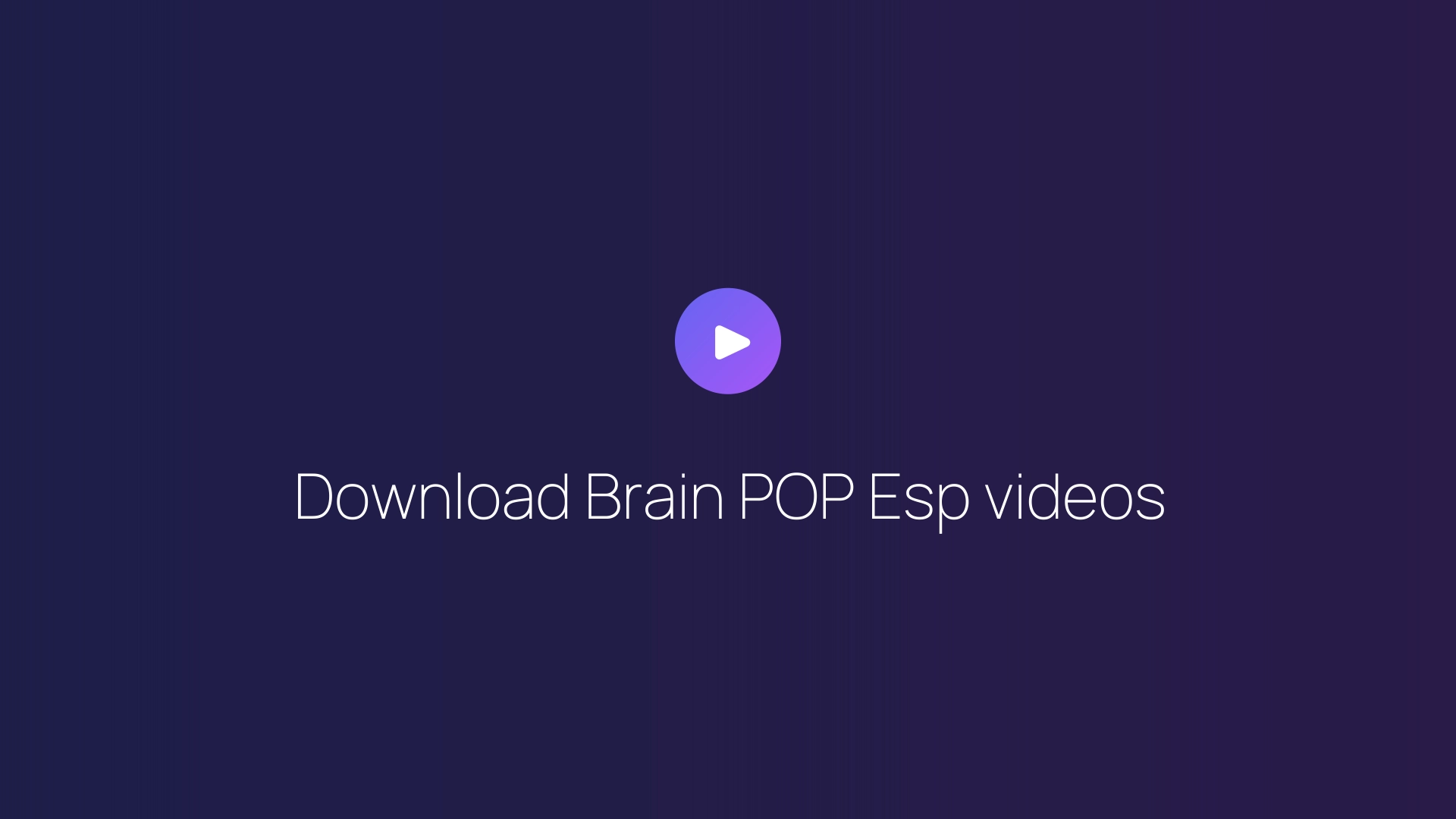Download Brain POP Esp videos featured image