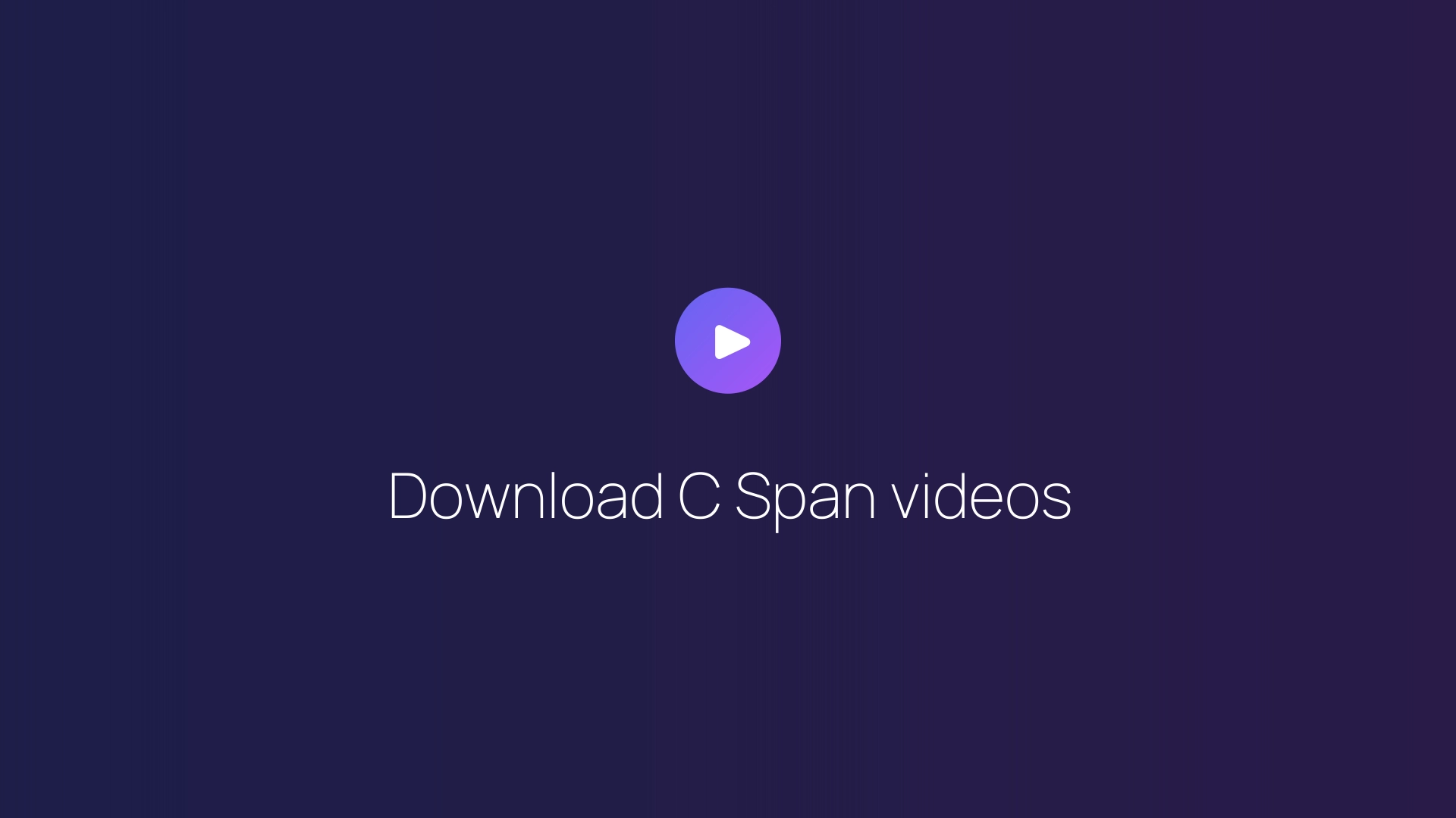 Download C Span videos featured image