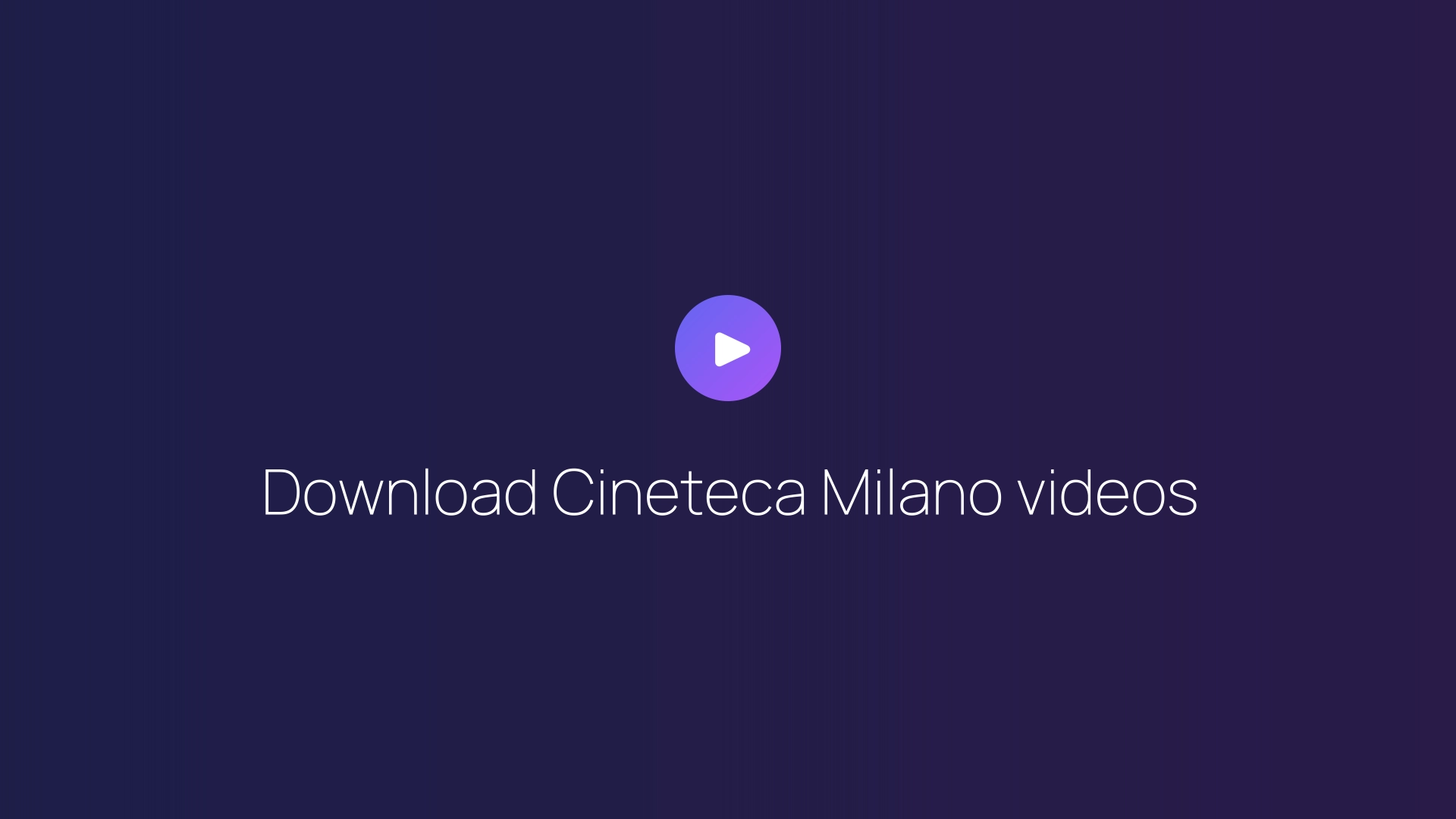 Download Cineteca Milano videos featured image