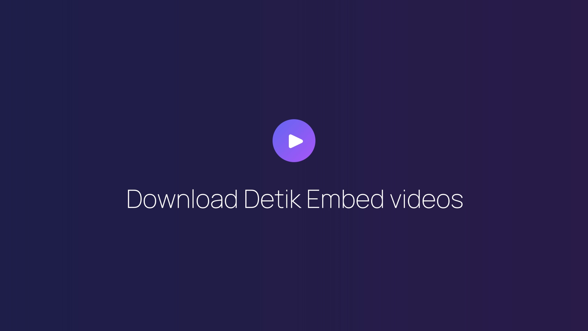 Download Detik Embed videos featured image