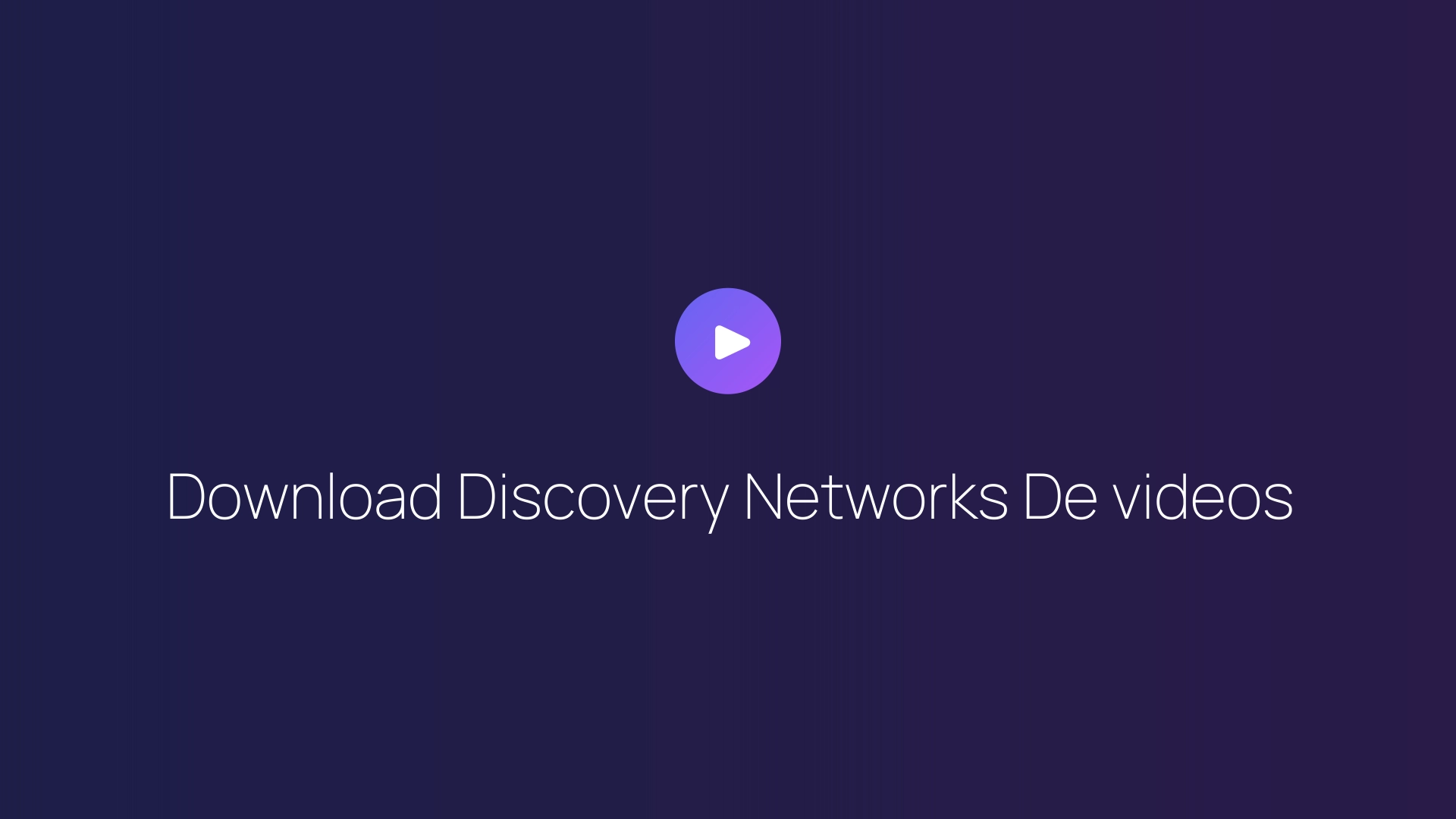 Download Discovery Networks De videos guide
