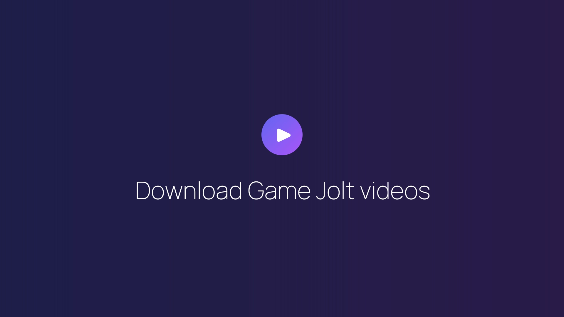 Download Game Jolt videos guide