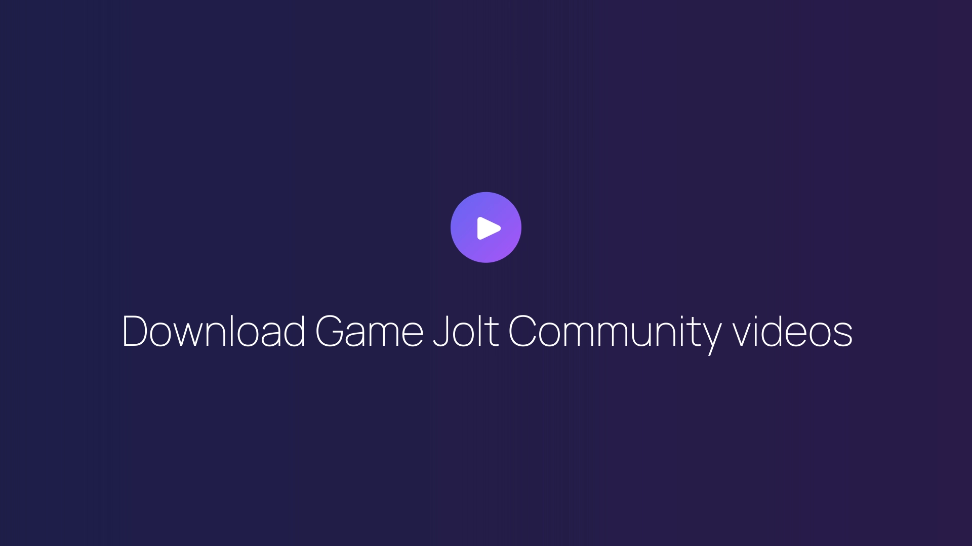 Download Game Jolt Community videos featured image