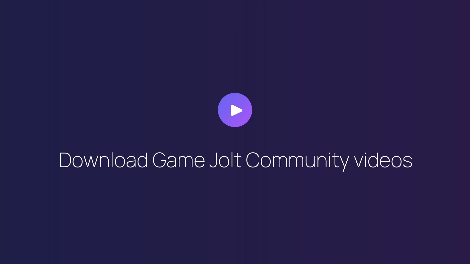 Download Game Jolt Community videos featured image