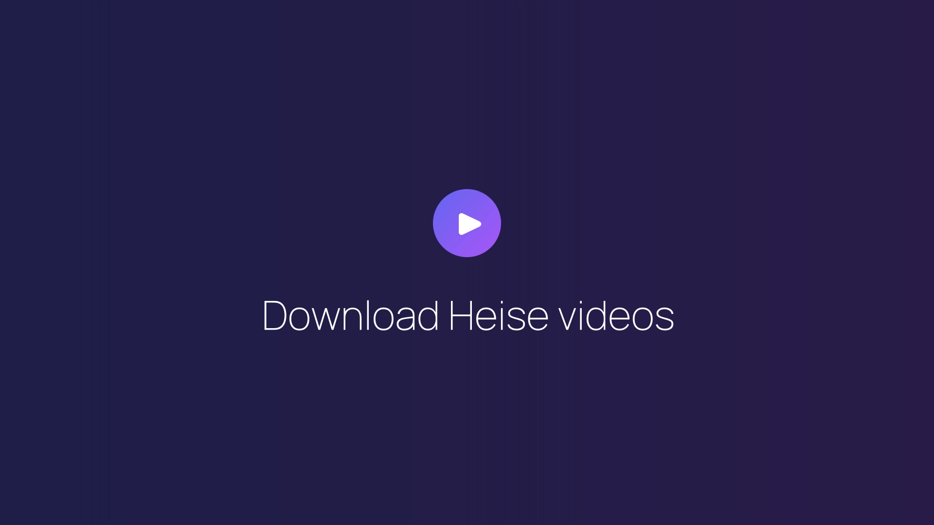 Download Heise videos featured image