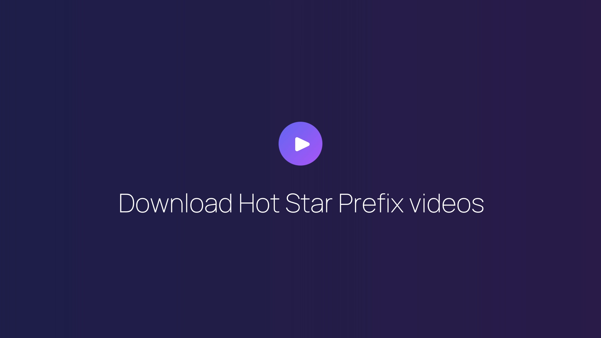 Download Hot Star Prefix videos featured image