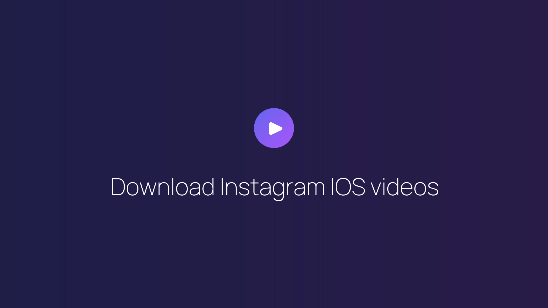 Download Instagram IOS videos featured image