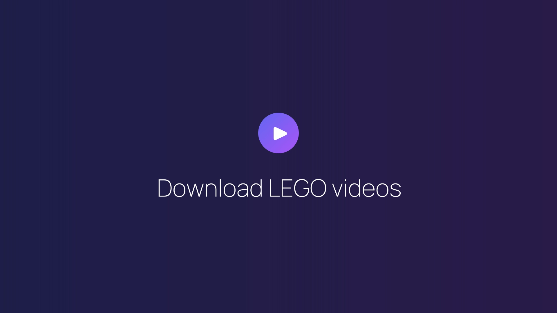 Download LEGO videos featured image