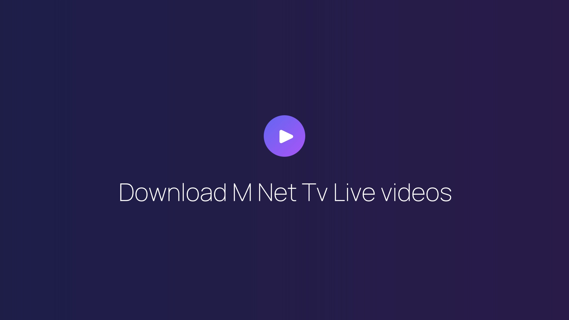 Download M Net Tv Live videos featured image