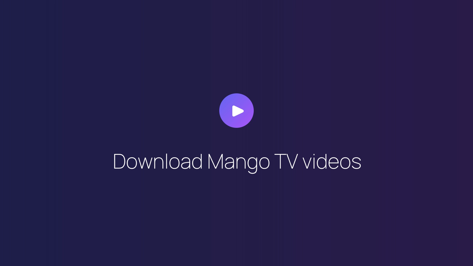Download Mango TV videos featured image