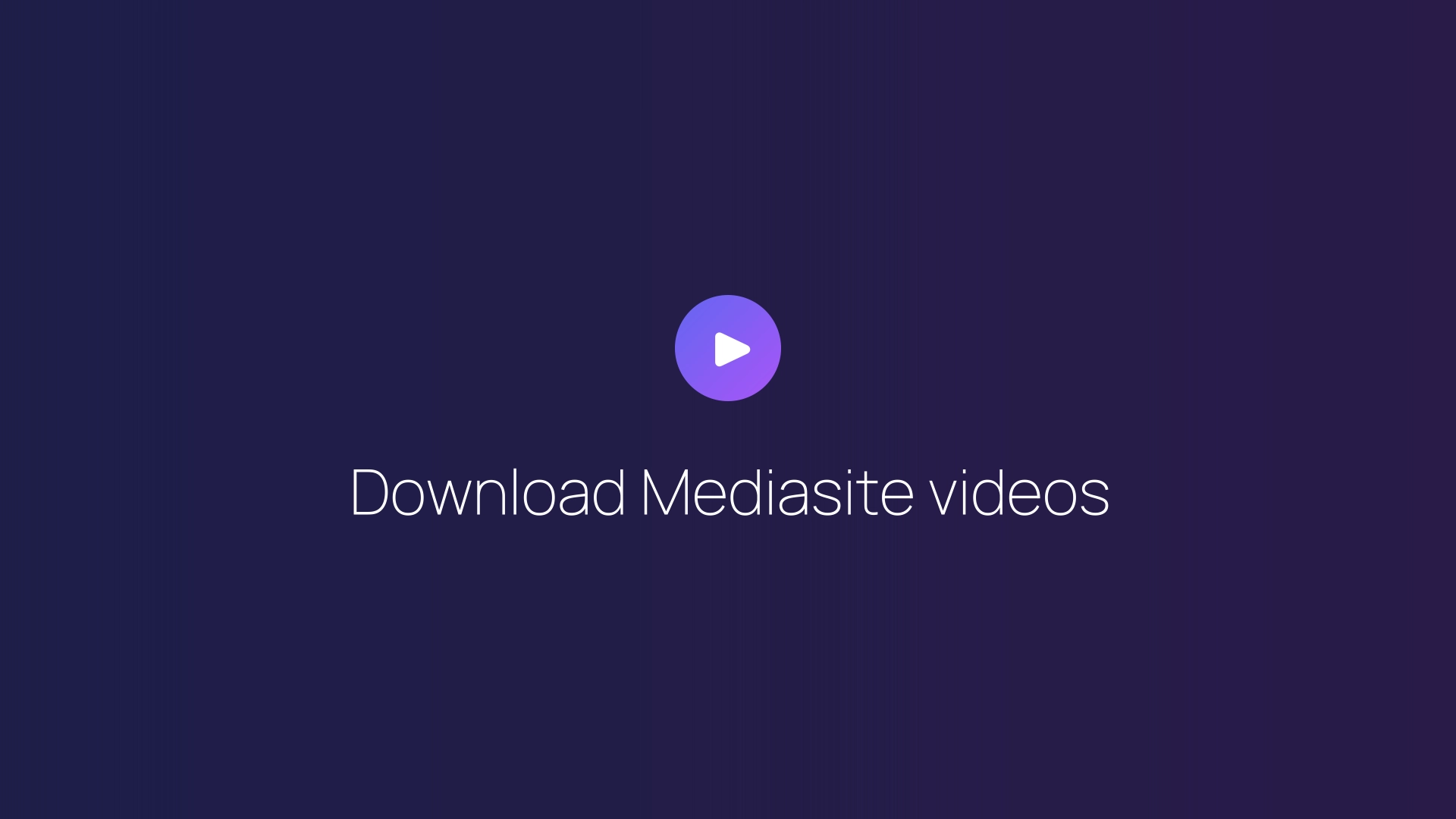 Download Mediasite videos featured image
