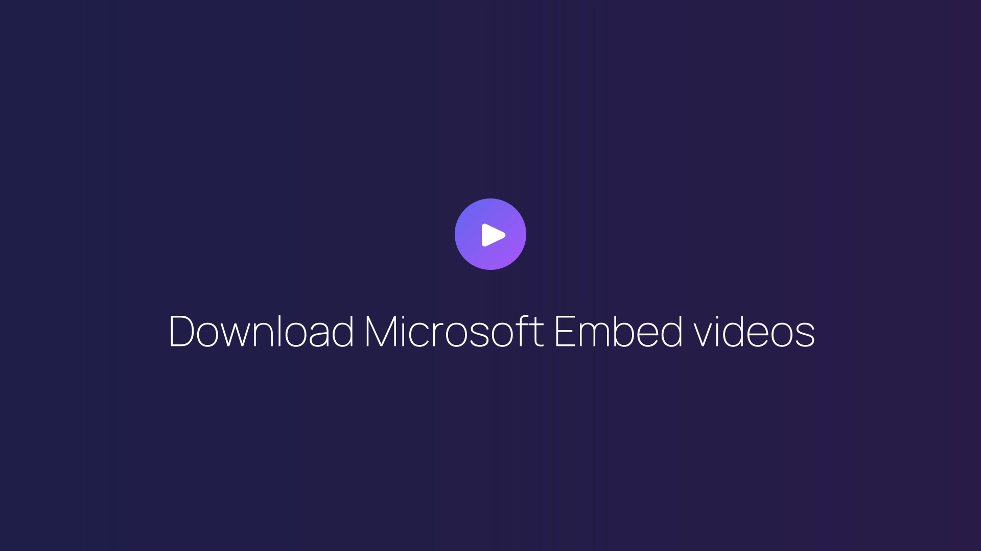 Download Microsoft Embed videos featured image