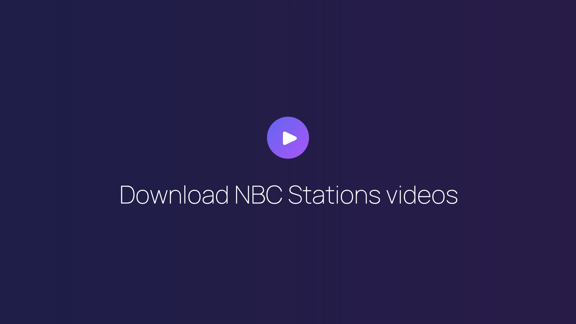 Download NBC Stations videos featured image