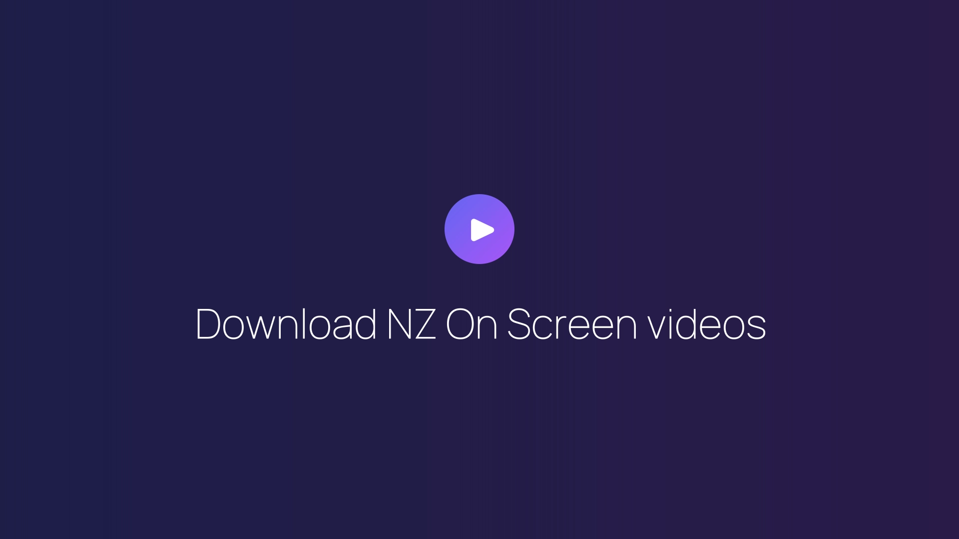 Download NZ On Screen videos guide