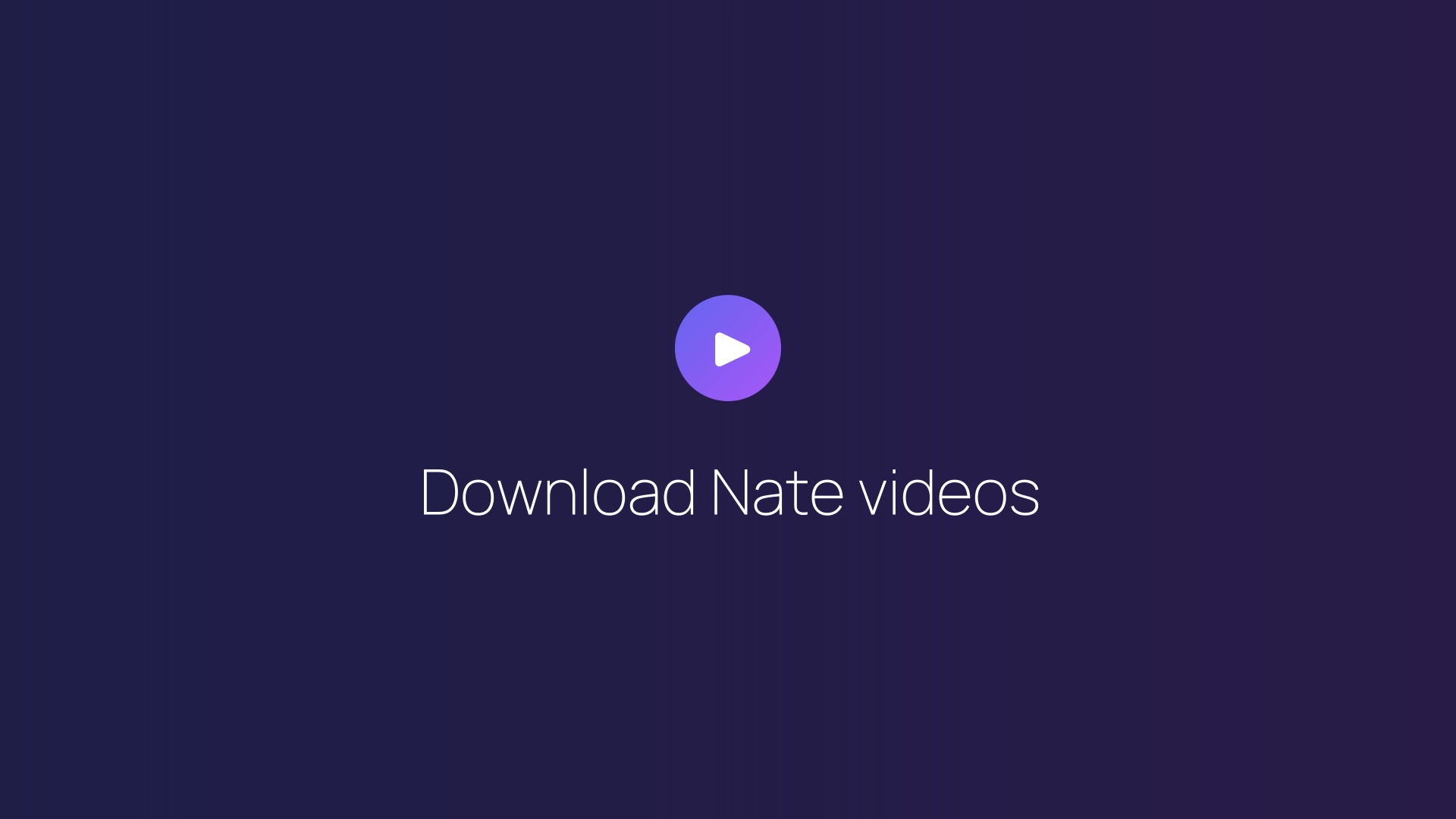 Download Nate videos featured image