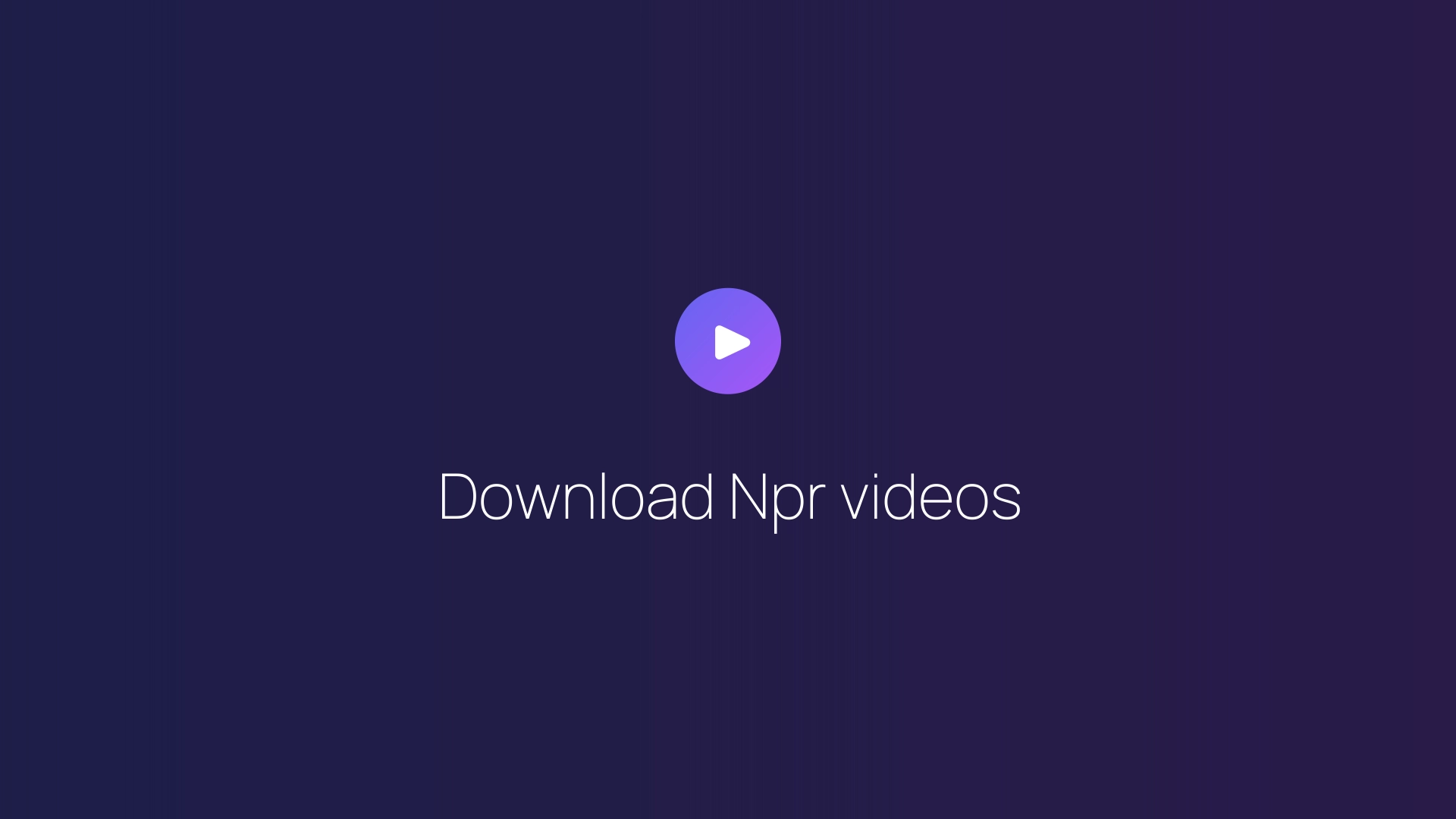 Download Npr videos featured image