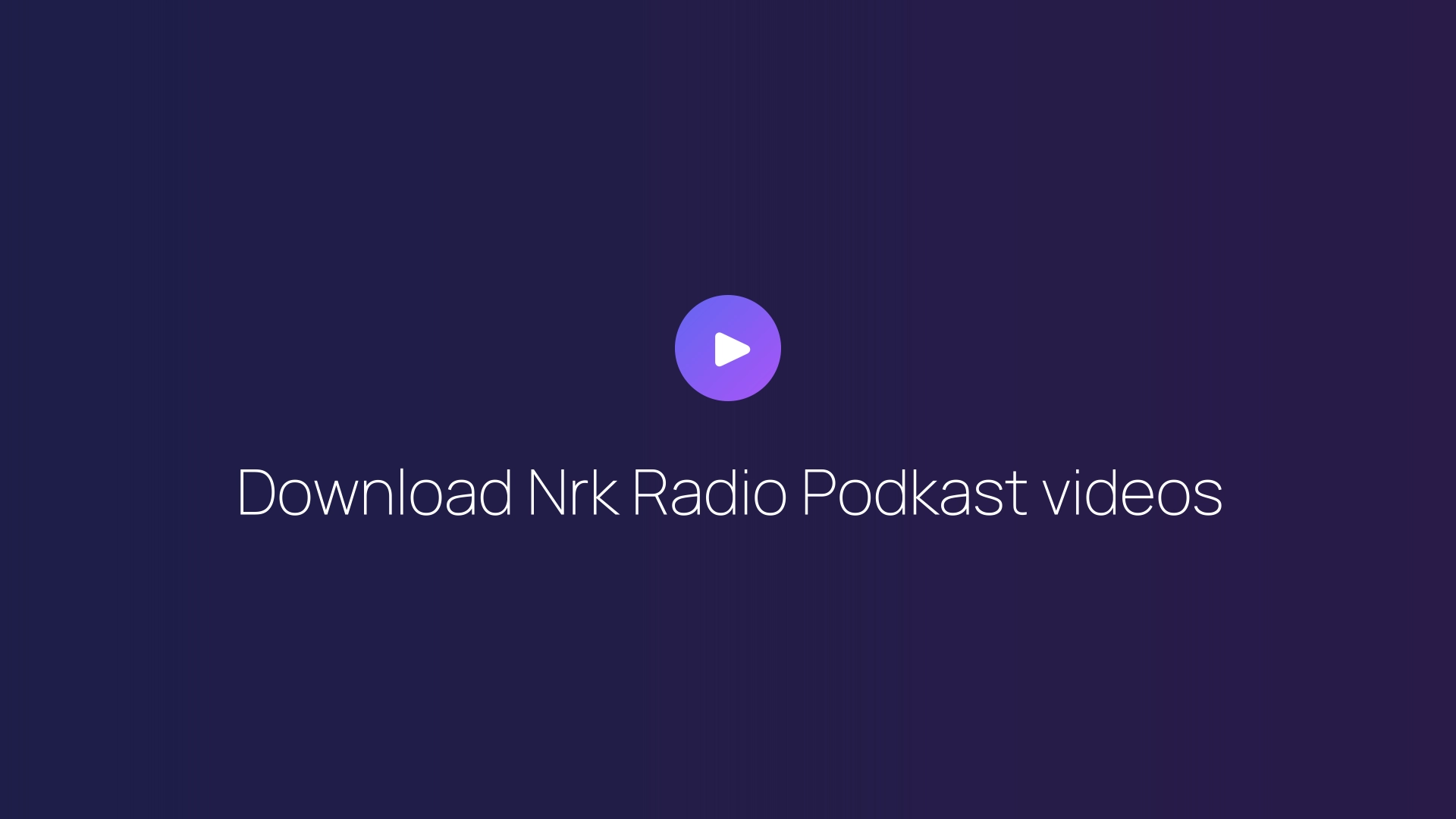 Download Nrk Radio Podkast videos featured image