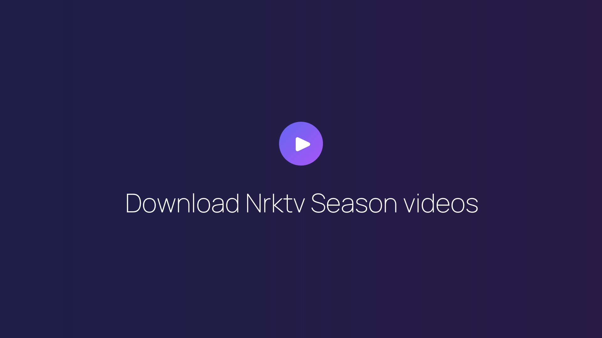 Download Nrktv Season videos featured image