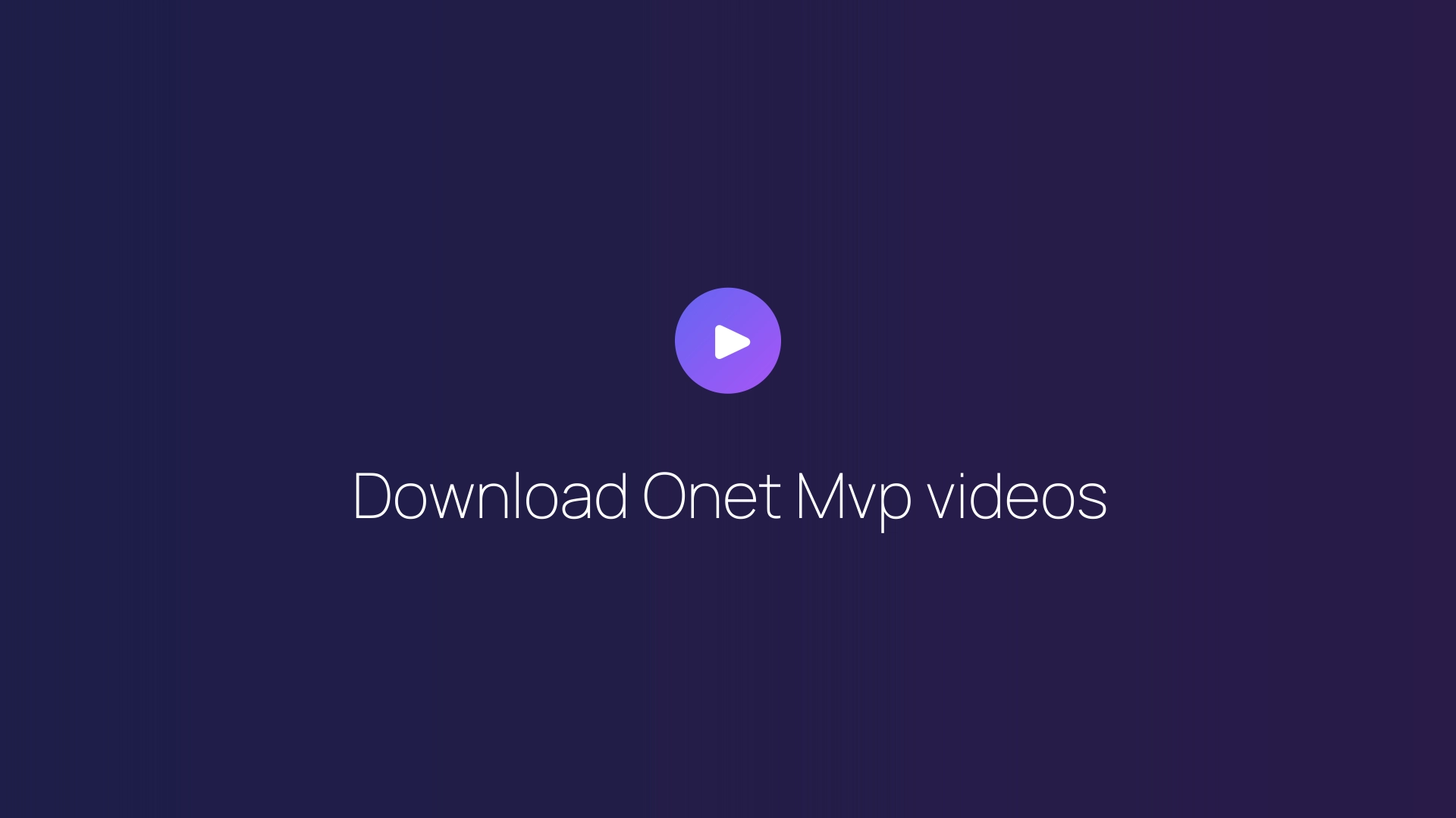 Download Onet Mvp videos featured image