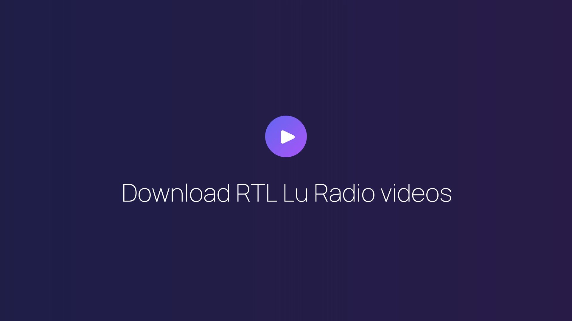 Download RTL Lu Radio videos featured image