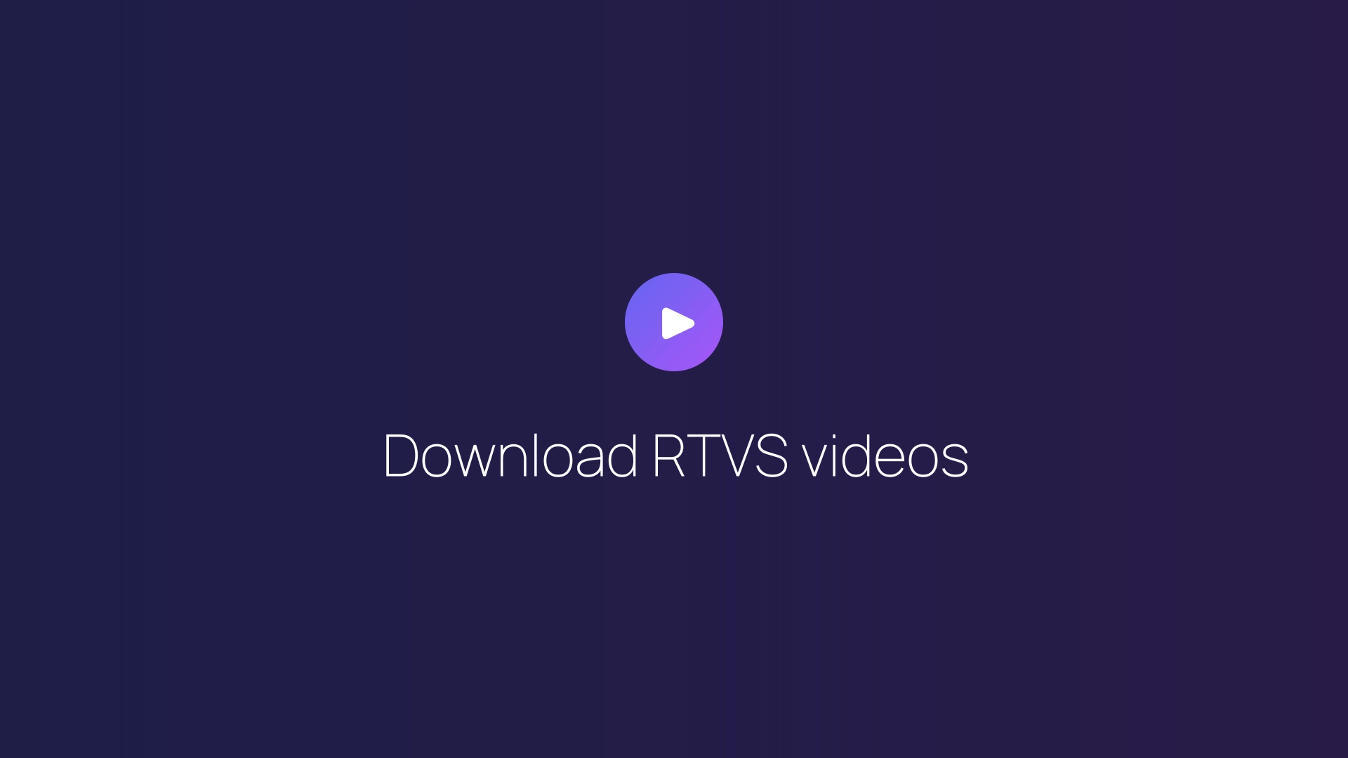 Download RTVS videos featured image