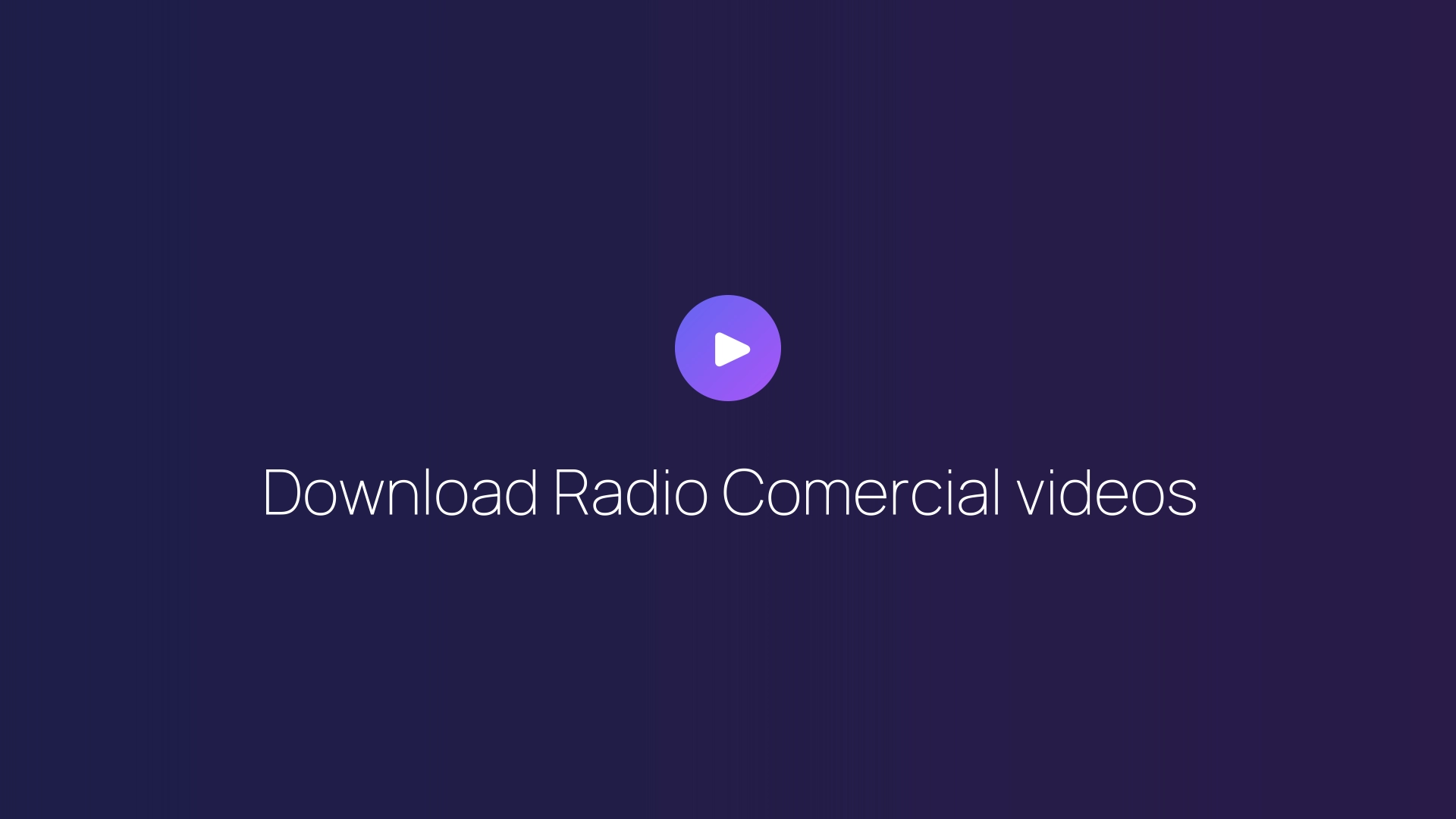 Download Radio Comercial videos featured image