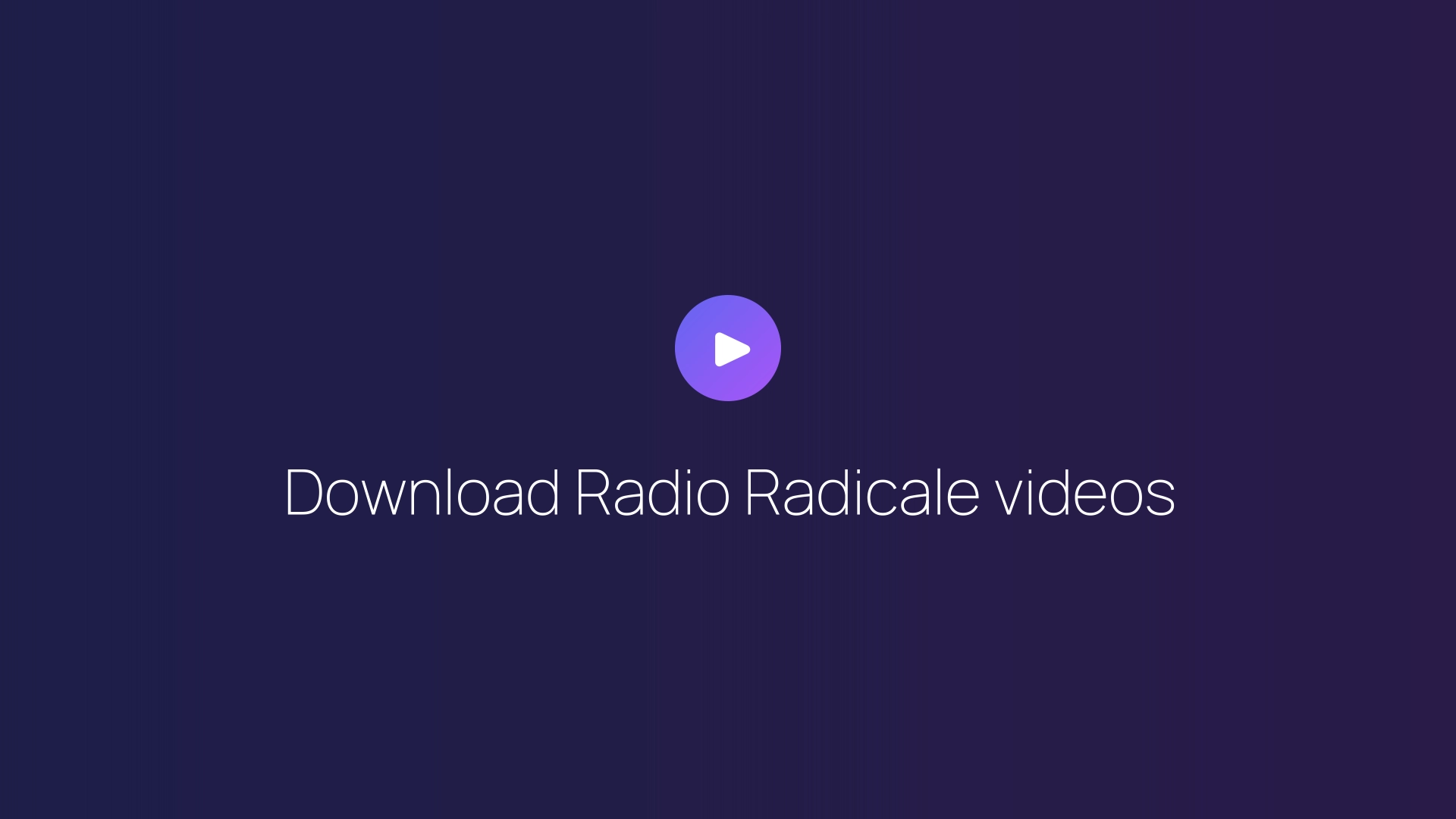 Download Radio Radicale videos featured image