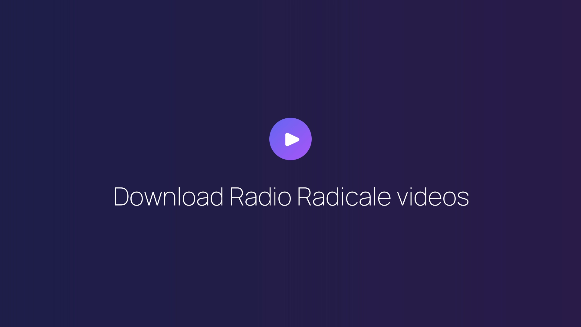 Download Radio Radicale videos featured image