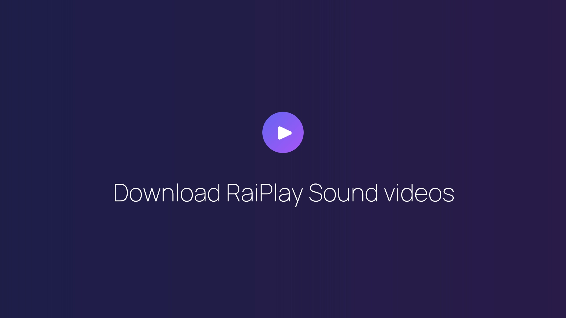 Download RaiPlay Sound videos featured image