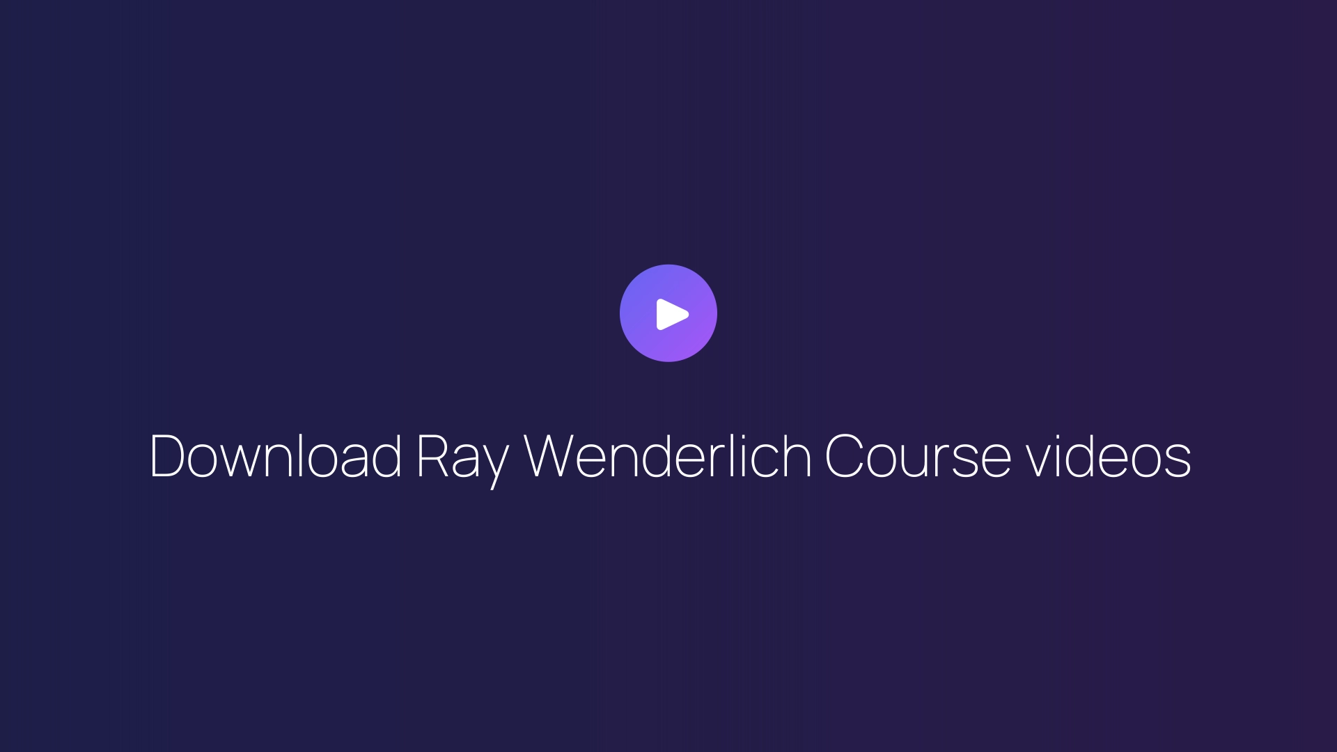 Download Ray Wenderlich Course videos guide