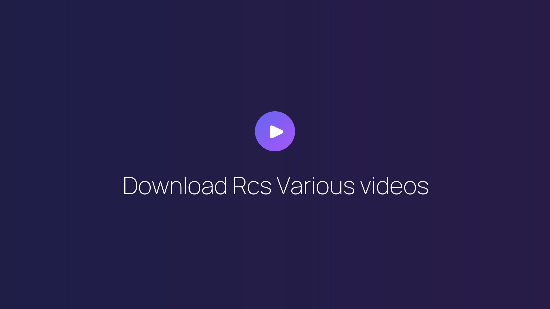 Download Rcs Various videos featured image