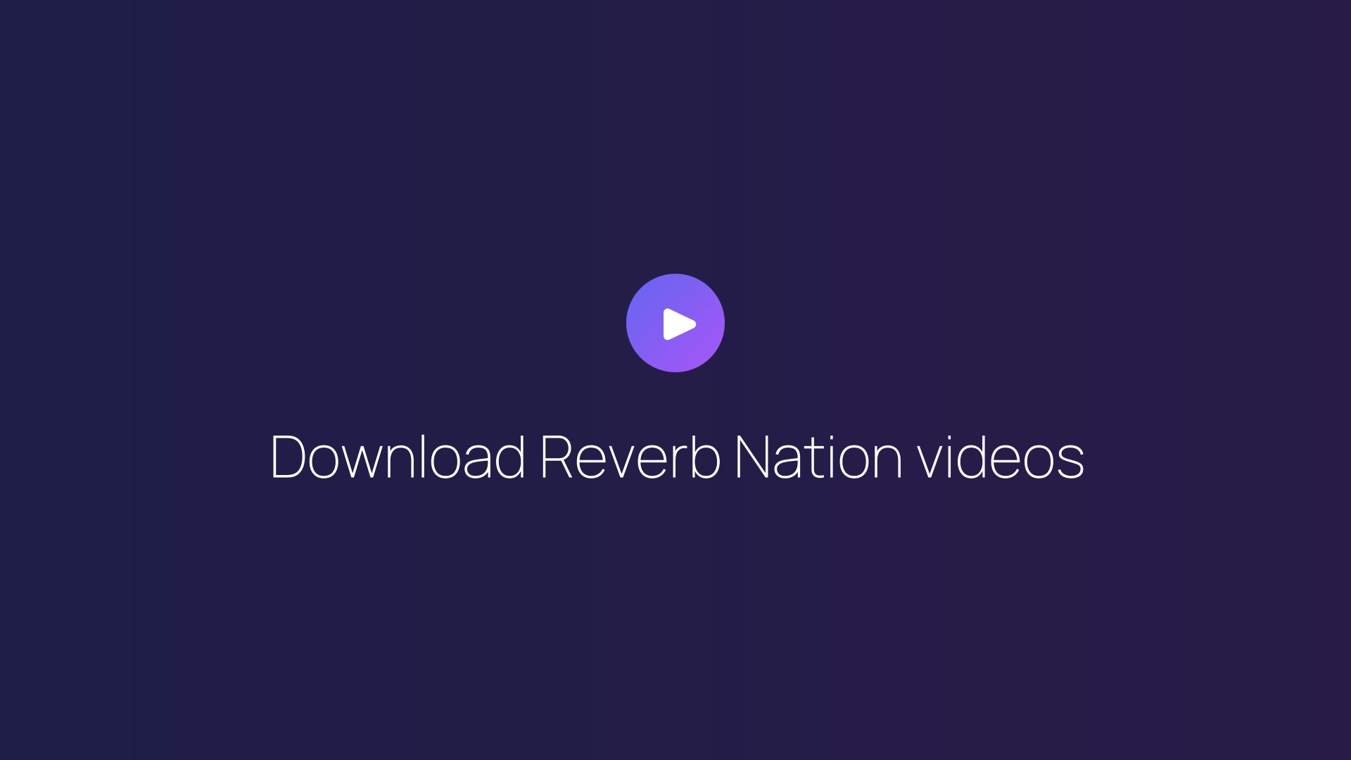 Download Reverb Nation videos featured image