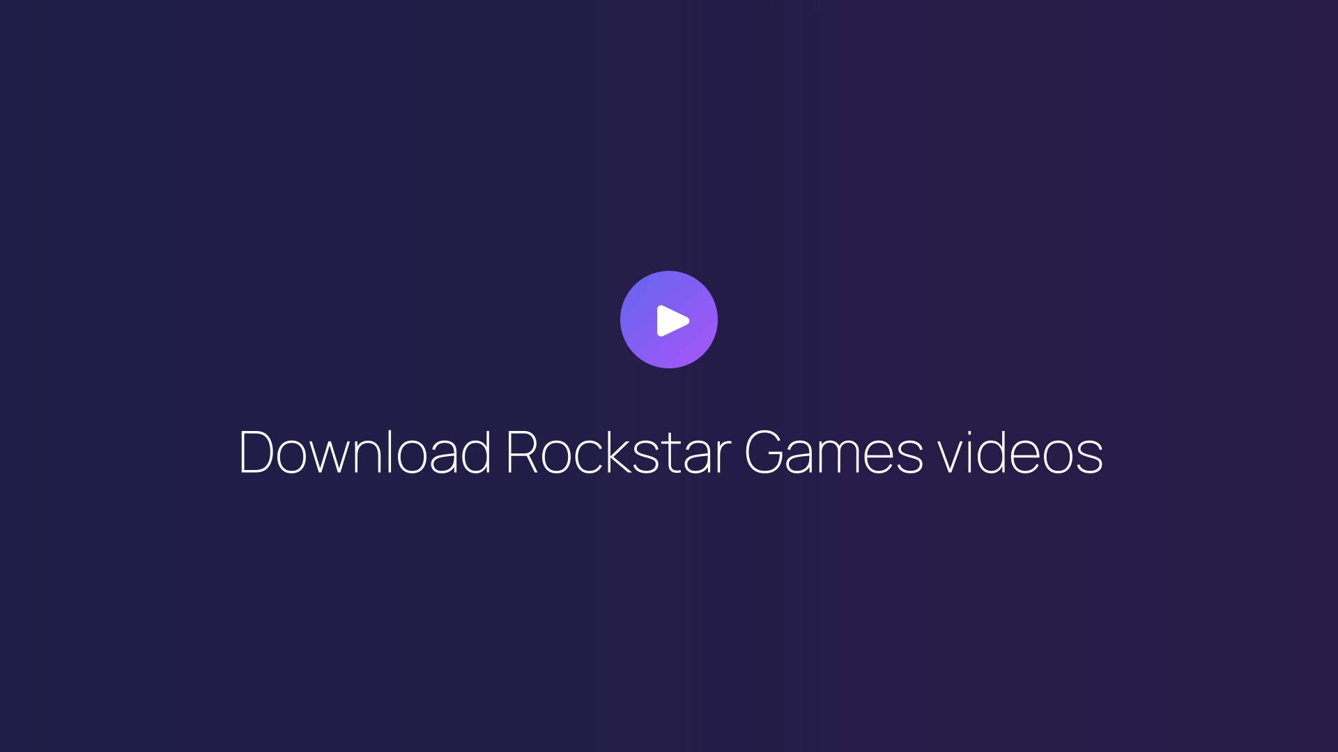 Download Rockstar Games videos featured image