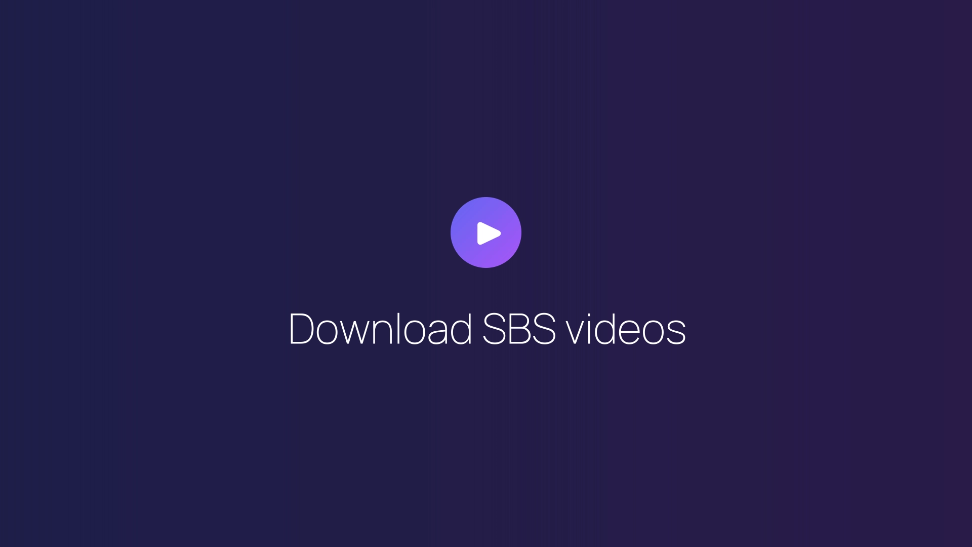 Download SBS videos featured image