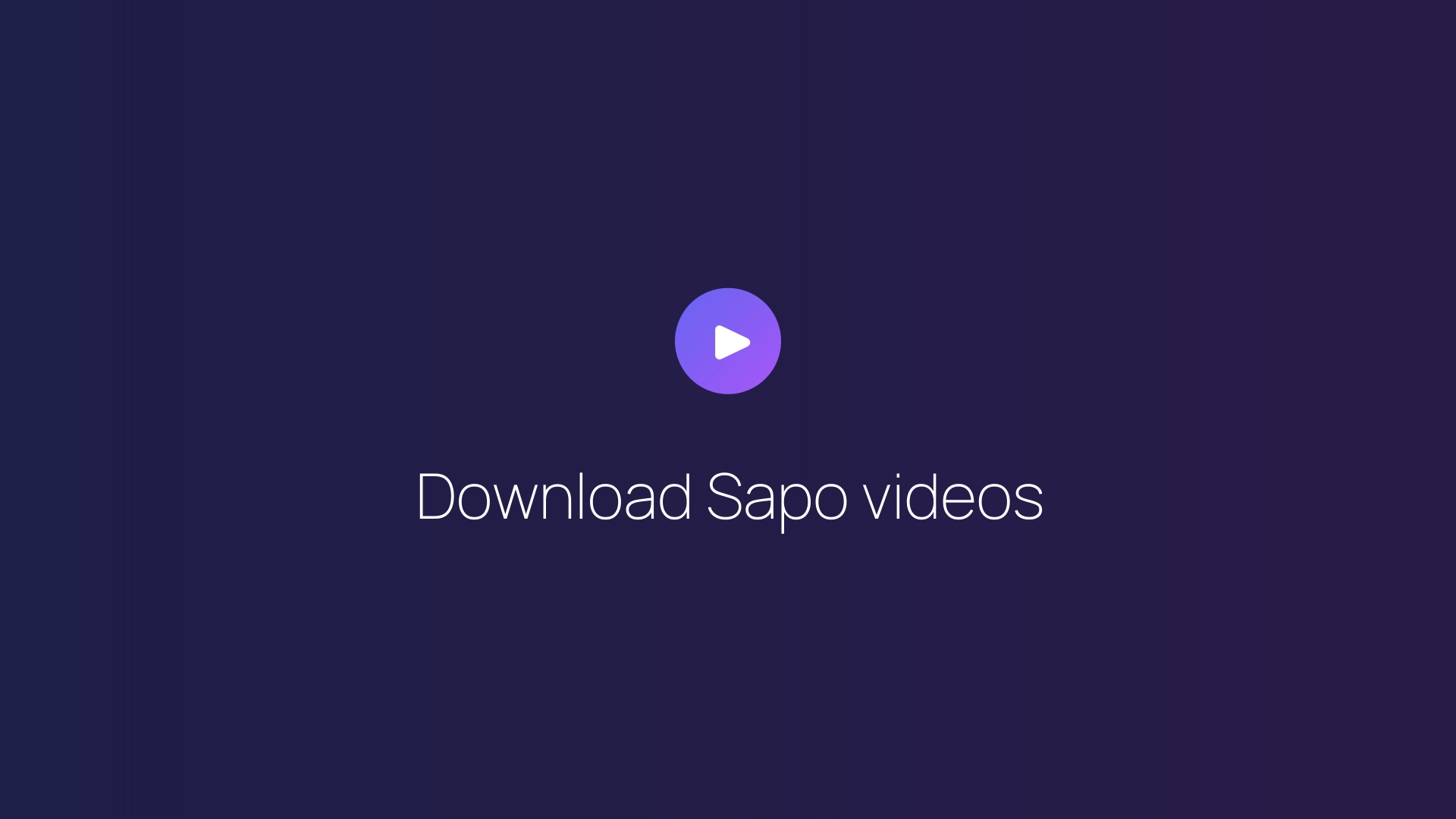 Download Sapo videos featured image