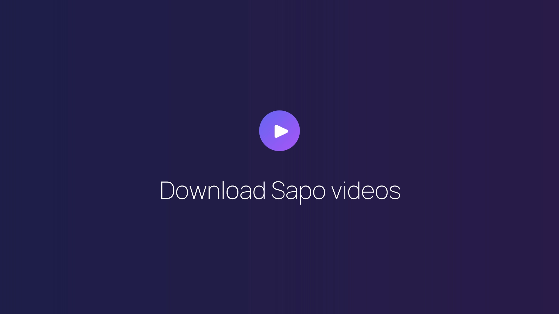 Download Sapo videos featured image