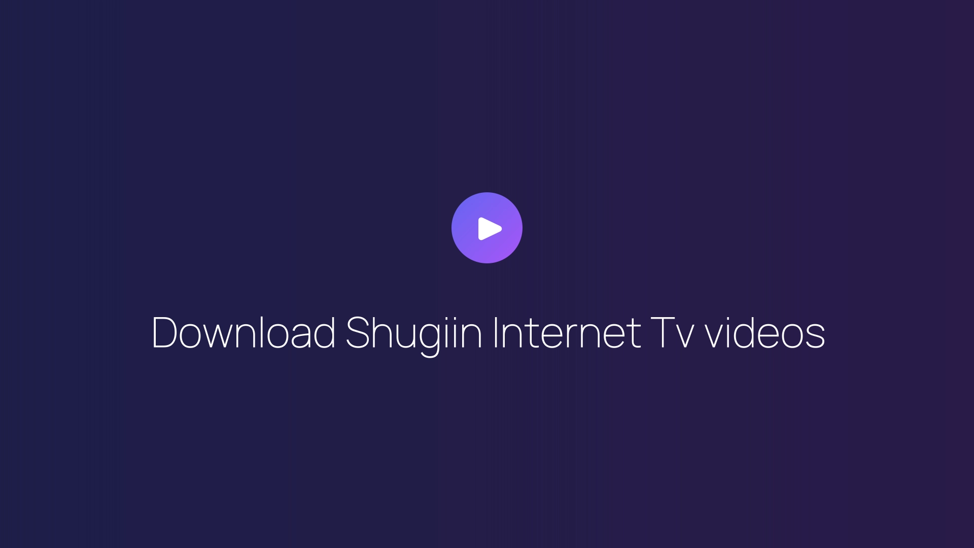 Download Shugiin Internet Tv videos featured image