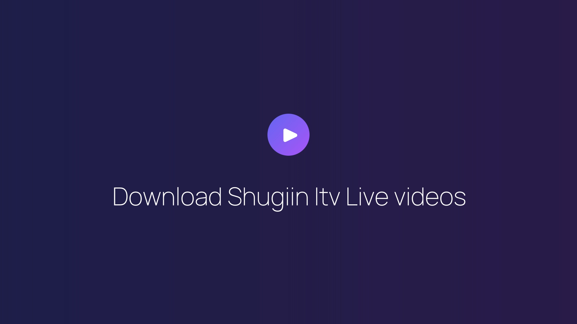Download Shugiin Itv Live videos featured image