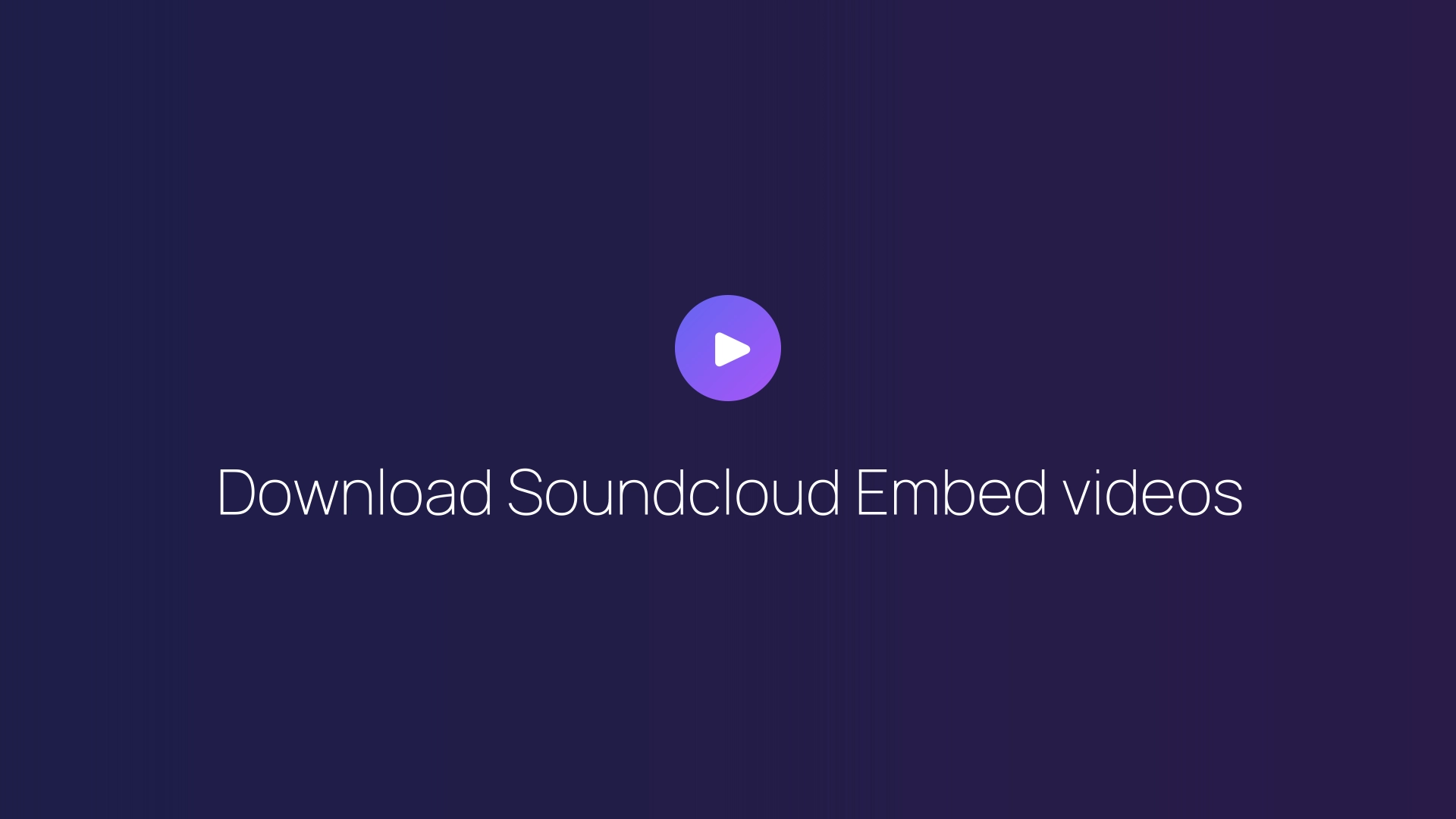 Download Soundcloud Embed videos featured image