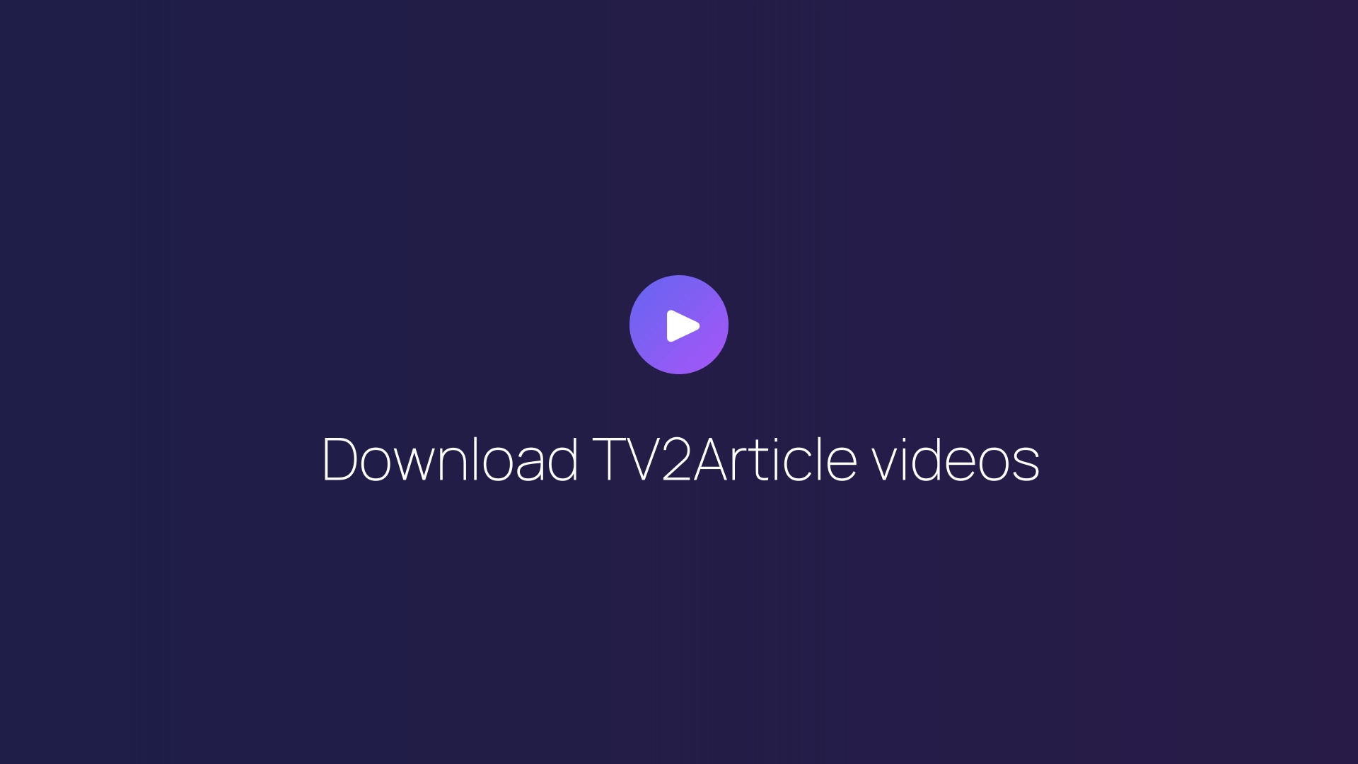 Download TV2Article videos featured image