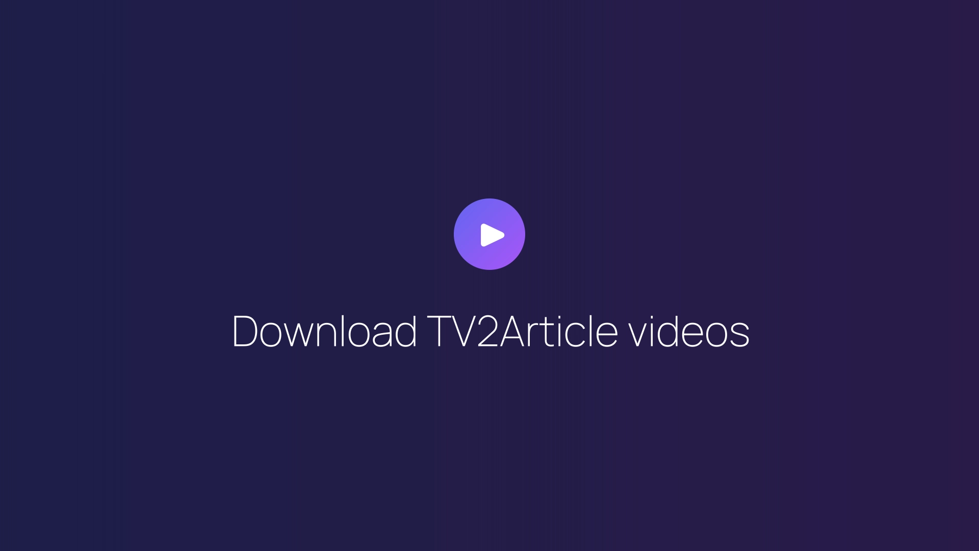 Download TV2Article videos featured image