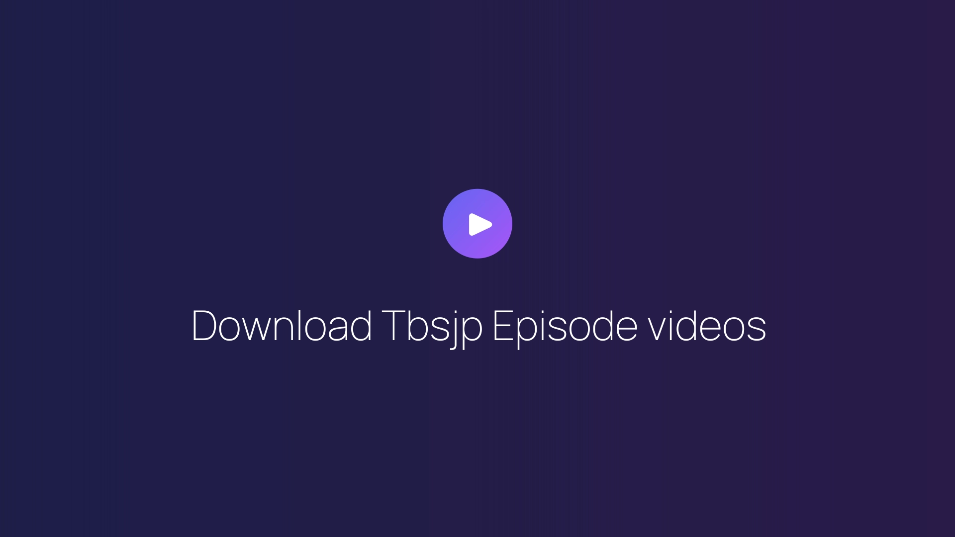 Download Tbsjp Episode videos featured image