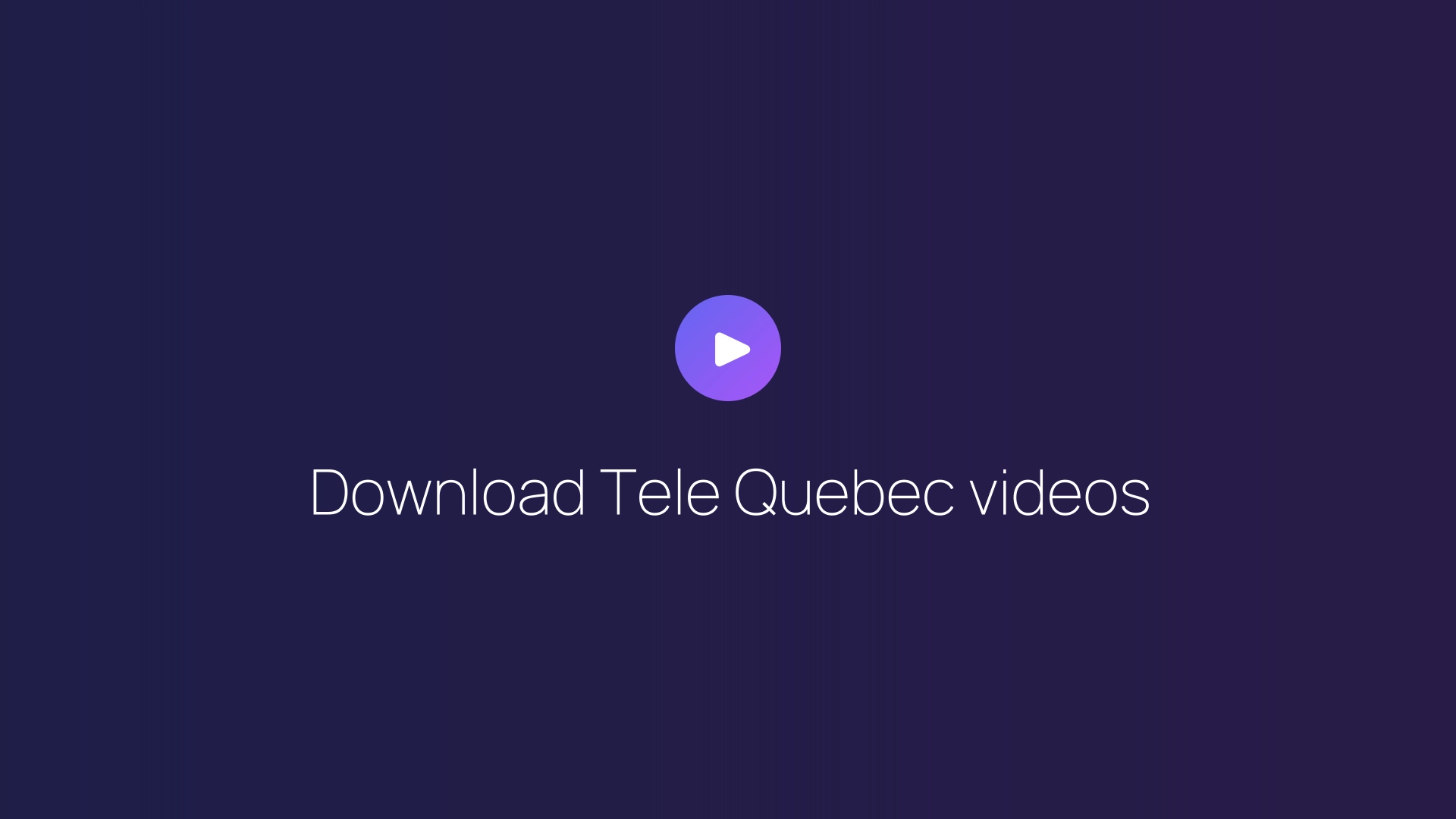 Download Tele Quebec videos featured image