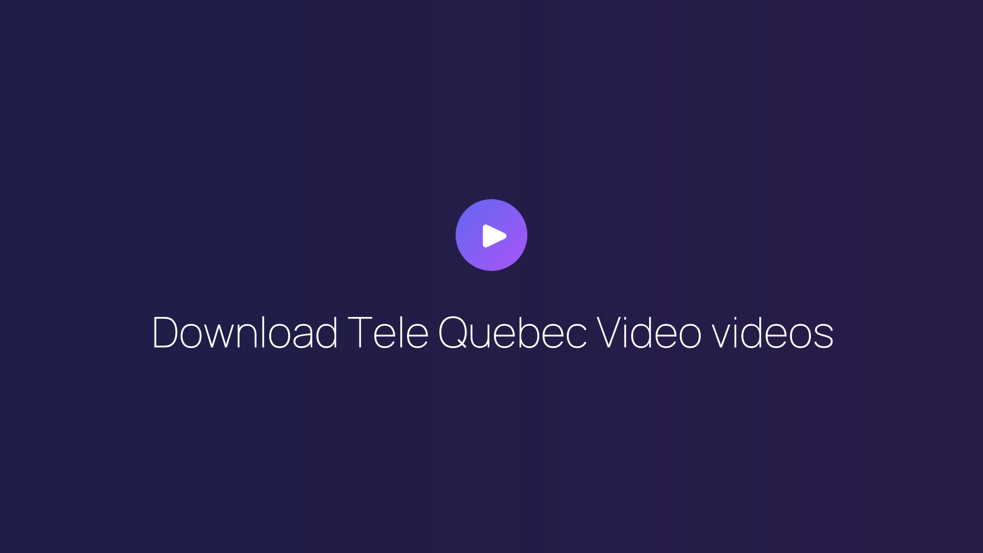 Download Tele Quebec Video videos featured image