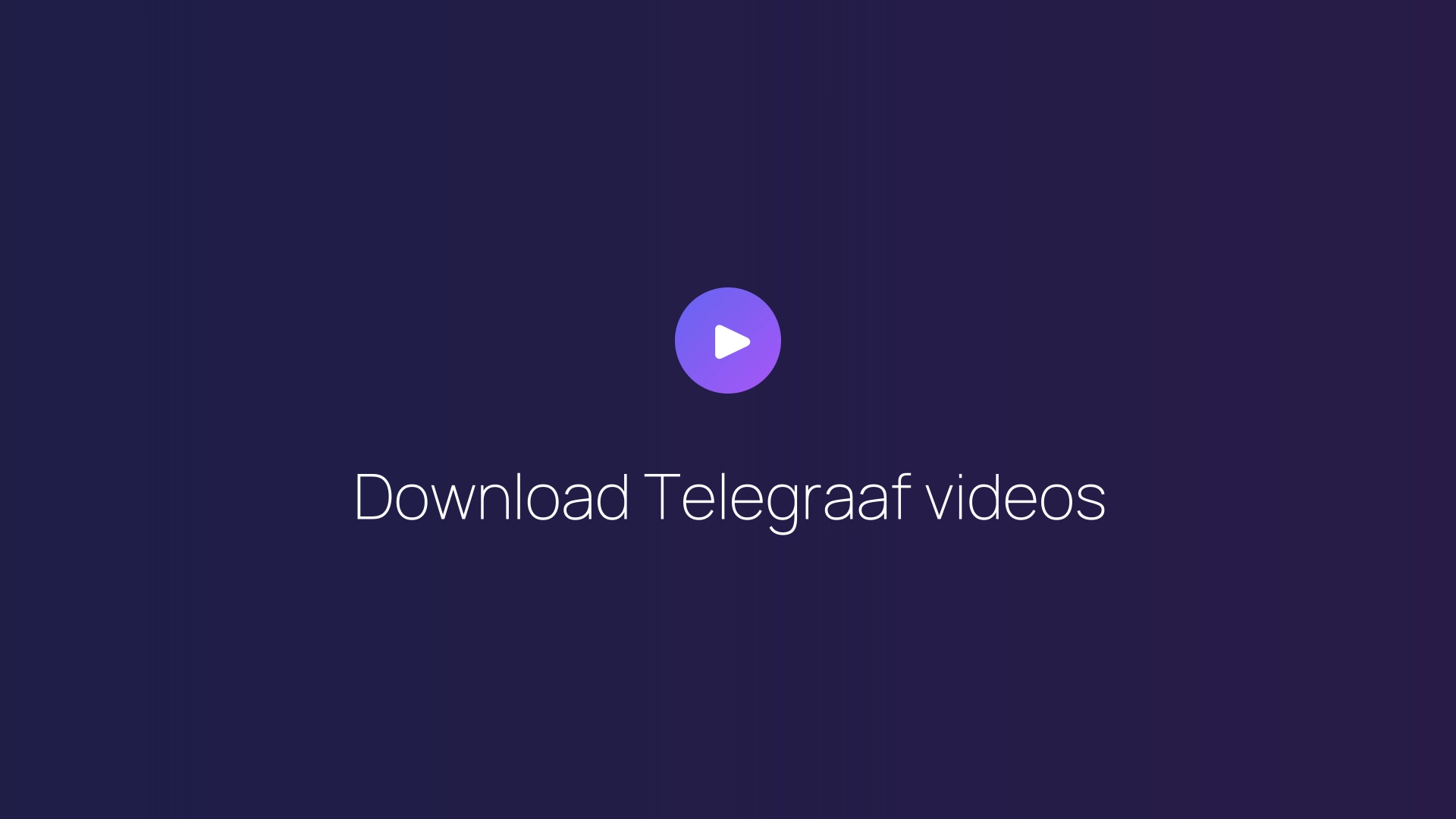 Download Telegraaf videos featured image