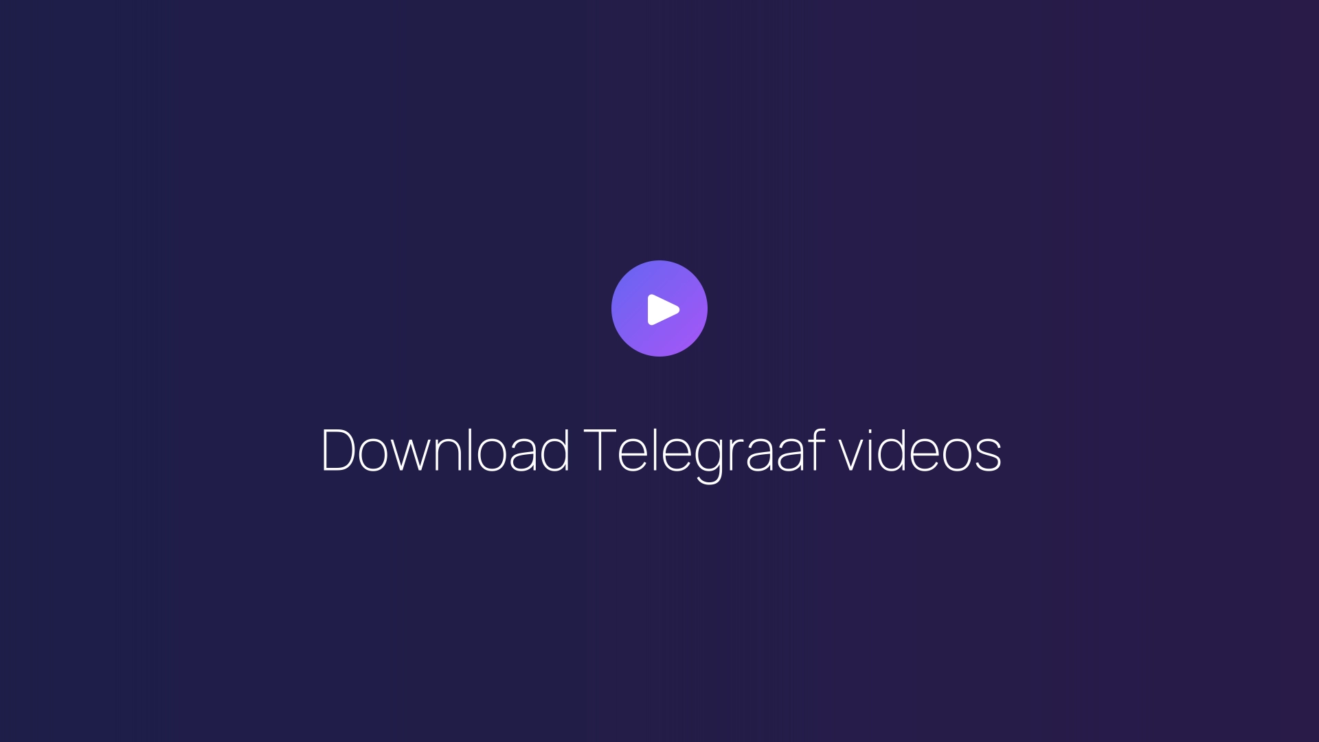 Download Telegraaf videos featured image